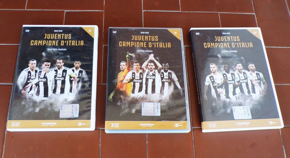 3 dvd JUVENTUS CAMPIONE D'ITALIA 2018-2019 Official SCUDETTO Campione D’Italia - Immagine 1 di 1