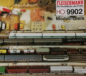Anlagenpläne Modellgleis Gleispläne Modell Gleis Fleischmann 9902 H0 1:87 HB5 µ - Bild 1 von 1