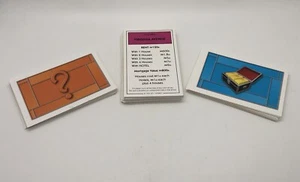 2011 Monopoly Electronic Banking Game Replacement Pieces All Cards Deed, Chest + - Picture 1 of 3