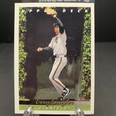 Upper Deck Corey Snyder #218 1993 Gigantes de San Francisco Foto 1 de 2