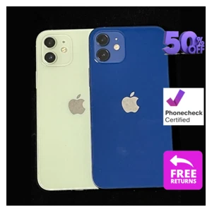 Apple iPhone 12 64GB 128GB Unlocked Verizon ATT TMobile 5G Green/Blue/Purple - Afbeelding 1 van 7