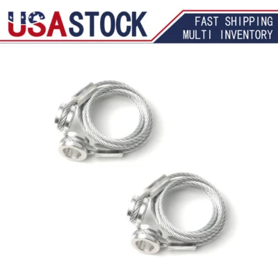 For Peterbilt 379 377 357 Hood Restraint Cable Assembly OEM# L92-6000-0718 Pair - Image 1 of 4