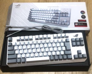 Gaming Keyboard ROG Strix Scope NX TKL Moonlight White Mechanical Wired Japanese - Afbeelding 1 van 9