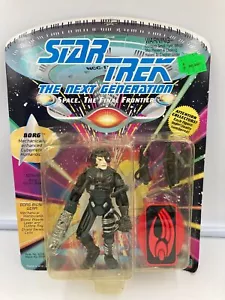 Nueva figura de acción de Star Trek 1992 Playmates Toys Borg sin perforar - Imagen 1 de 3