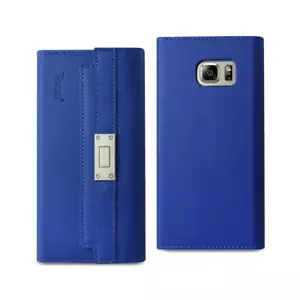 Reiko Samsung Galaxy Note 5 Genuine Leather RFID Wallet Case & Metal Buckle Belt - Picture 1 of 4