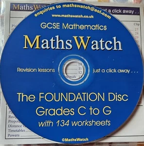 Maths Watch GCSE Mathematics revision CD-Rom - Picture 1 of 1
