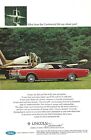 1967 Lincoln Continental Automobile Vintage Color Print Ad Car Sedan