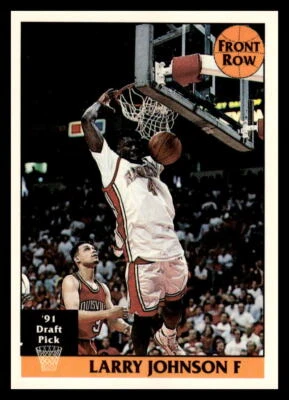 1991-92 Front Row Promos Larry Johnson #1 Rookie RC Basketball Card - Image 1 of 2