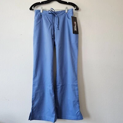 NWT Grey's Anatomy Barco Drawstring Scrub Pants Ciel Blue XSP Petite - Image 1 of 4