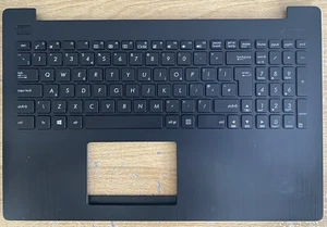 Genuine ASUS X553M Palmrest Cover Keyboard 13N0-RLA0C21 Black Grade C - Picture 1 of 2