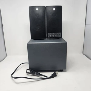 Altec Lansing Computer Speakers + Subwoofer VS 2521 Tested Working Grey - Picture 1 of 15