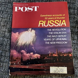 Saturday Evening Post Magazine November 4,1967 Russia Stalin Era - Picture 1 of 1