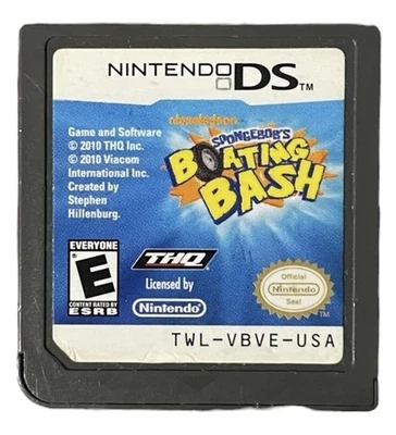 Nintendo DS SpongeBob's Boating Bash Video Game *Cartridge Only* - Image 1 of 2