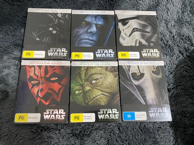 Star Wars STEELBOOK SET Episode 1-6 Blu-ray George Lucas 20th Century Studios - Image 1 of 4
