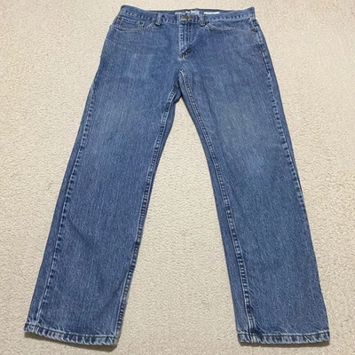 Pantalones de mezclilla Urban Pipeline para hombre 33x30 azul regular recto lavado medio tiro medio Foto 1 de 4