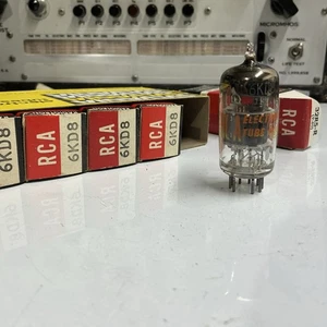LOTE DE CINCO TUBOS DE VACÍO GE 6KD8 (6U8A 6AX8) - Imagen 1 de 3