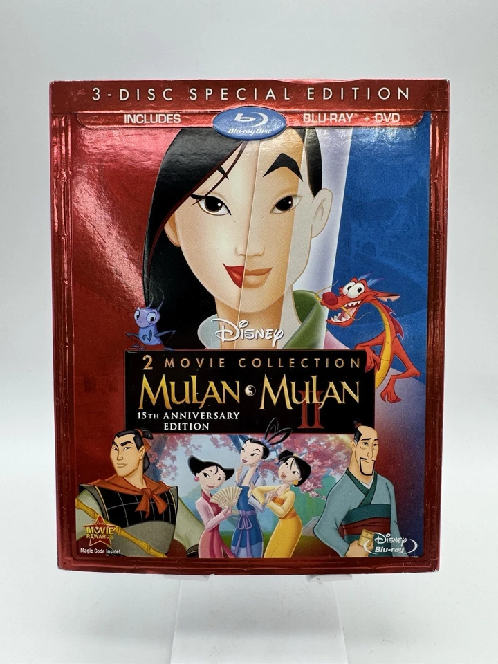 Mulan & Mulan II (Blu-ray, DVD 2013) Disney - Special Edition - NEW & SEALED - Image 1 of 1