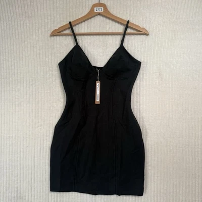 全新带标签 SKIMS COTTON SHAPEWEAR 迷你连衣裙,尺寸 M — 第 1/4 张图片