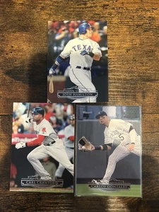 2011 Topps marquee 3 Cards - Josh Hamilton, Carl Crawford & Carlos Gonzalez - Picture 1 of 12