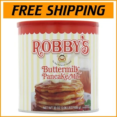 Mezcla ligera y esponjosa para panqueques de suero de leche - latas de 33 oz, paquete de 3 - perfecta para familias Foto 1 de 4