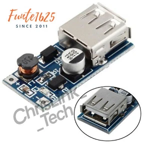 2pcs 0.9V-5V to 5V DC-DC Booster USB Mobile Step-up Power Supply Module - Afbeelding 1 van 5
