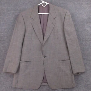 V2 by Versace Suit Jacket Mens Large (54) Gray Wool Nylon One Button Syd Jerome - Picture 1 of 10