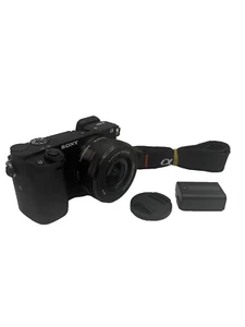 Sony A6000 24.3 MP Mirrorless Digital APS-C Camera -With 16-50mm OSS Lens Black - Picture 1 of 19