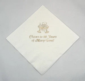 300 personalized cocktail napkins wedding baby shower birthday  graduation - Picture 1 of 9