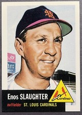 1991 Topps Archives 1953 St. Louis Cardinals Baseball Card #41 Enos Slaughter