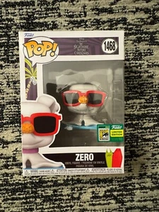 Zero Funko Pop! #1468 SDCC 2024 Con Sticker Nightmare  Before Christmas - Picture 1 of 1