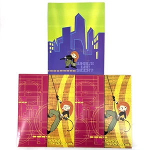 Disney Kim Posible Vintage Carpeta Y2K Lote 3 Anillos Escuela Miel - Imagen 1 de 10
