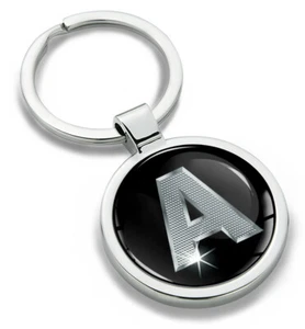 Portachiavi lettera dalla A alla Z + confezione regalo portachiavi acciaio inox - Foto 1 di 115