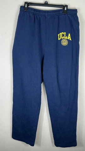 Vintage 90's UCLA Bruins  NCAA Sweat Pants Size Lrg Blue Jansport Cover