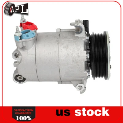 Compresor de aire acondicionado con polea de 6 ranuras y embrague para Land Rover LR2 2013 2014-2015 Foto 1 de 4