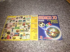 ALBUM MEXICO 70 PANINI ORIGINALE CON 156 FIGURINE (NO SCUDETTI) MB/OTTIMO - Foto 1 di 23