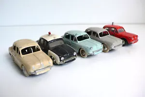 MINIATURES CIJ LOT DE 5 DAUPHINES RENAULT 1/43 ème ÉTAT DE JEU ANNÉES 60 - Imagen 1 de 14