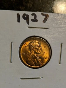 1937 P Lincoln Wheat Cent Penny Free Shipping - Picture 1 of 4