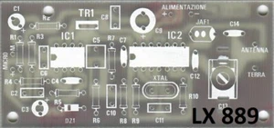 c.s. LX889 nE nuova ELETTRONICA Micro Trasmettitore Sperimentale ad Onde Corte - Imagen 1 de 2