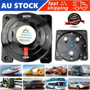 Heavy Duty Marine Dual Battery Switch Isolator Selector Both 1 2 Off for Boat RV - Picture 1 of 9