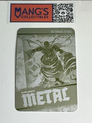 Cryptozoic CZ Plus Dark Nights: Metal 1/1 Yellow Print Plate Red Tornado Attacks - Image 1 of 4