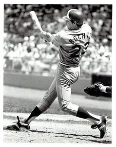 1979 Original Photo Seattle Mariners Baseball Bruce Bochte at bat vs Cleveland - Picture 1 of 2