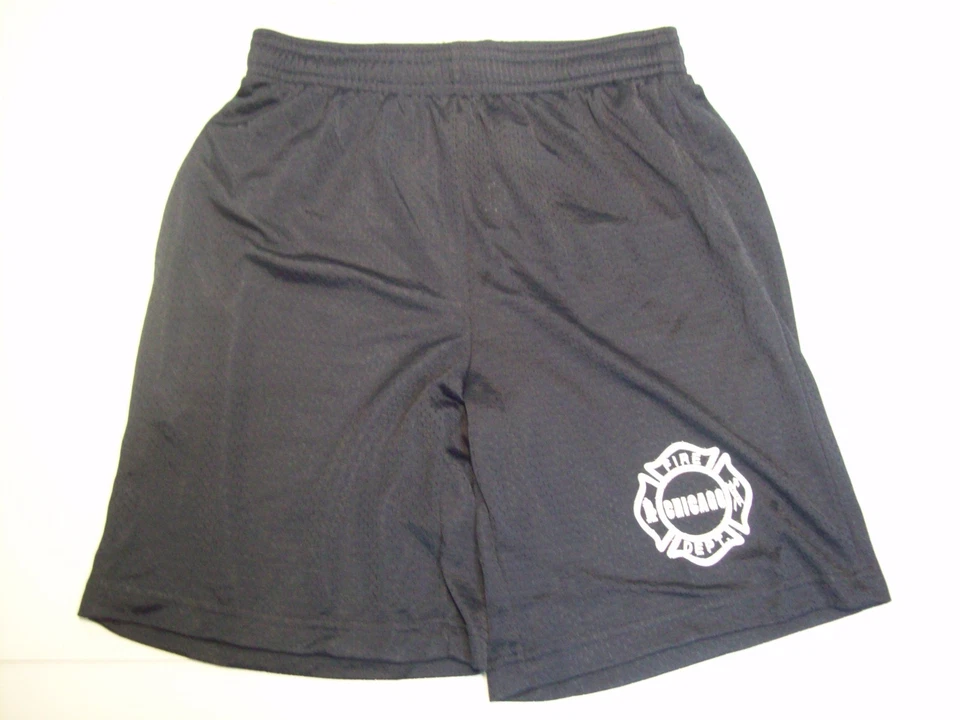 Chicago Fire Department Shorts Mesh Navy w/ Pockets - Image 1 of 1