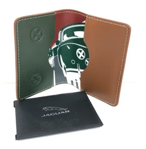 Original Jaguar Heritage Logo dynamische Grafik Leder Kartenhalter 50JGLG493BNA - Bild 1 von 8