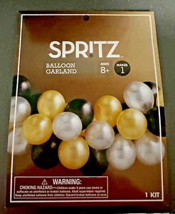 Balloon Garland Arch Kit Party Decorations Black Silver Gold - New in Box - Picture 1 of 4