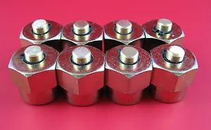 6.4L Powerstroke Diesel Injector Block-Off Tool Cap (Set of 8) fits 08 - 10 Ford - Picture 1 of 4