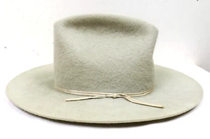 1960s American Hat Company Gray 3X CLEAR BEAVER Cowboy Sz 7 3/8 Stelzigs Western - Picture 1 of 12