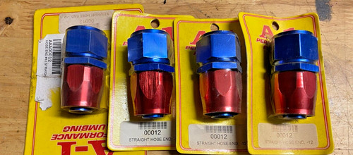 Aeroquip FCM1004 Pro Clamp Aluminum Hose Connector – Size -10, Red Anodized For Professional Look