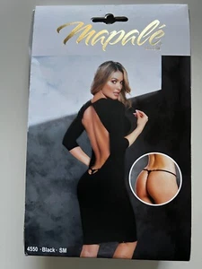 Abito Mapale Lingerie nero con perizomi abbinati taglia SM NUOVO in scatola Style4550 - Foto 1 di 4