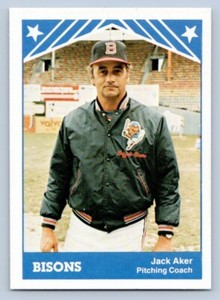 Jack Aker 1983 TCMA Buffalo Bisons