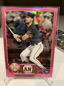 2023 Topps Chrome #2019 MICHAEL CONFORTO Pink Refractor GIANTS